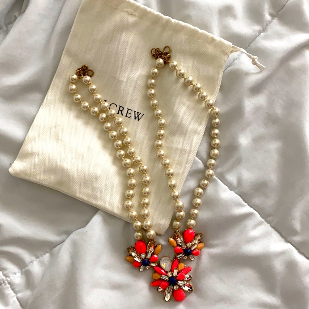 J Crew Pearl Statement Necklace